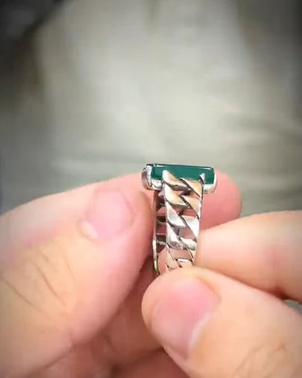 The Green Amber Ring