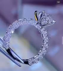 Cushion-Cut Blue Sapphire Eternity Ring – Sterling Silver